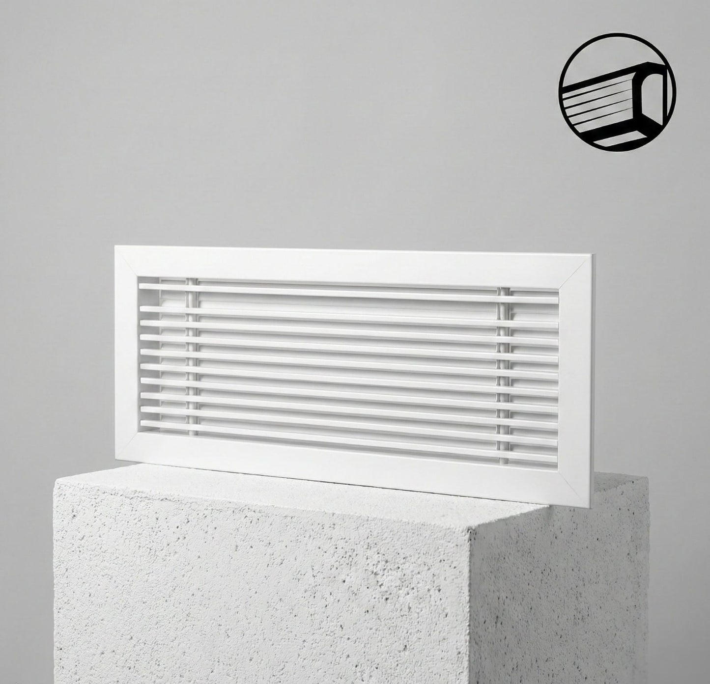 KBL20 600x 200 RAL9003 MAT GRILLE LINEAIRE EN ALUMINIUM - KBL20 600X200B - KBL20 600X200B - KBL20 600X200B - KBL20 600X200B