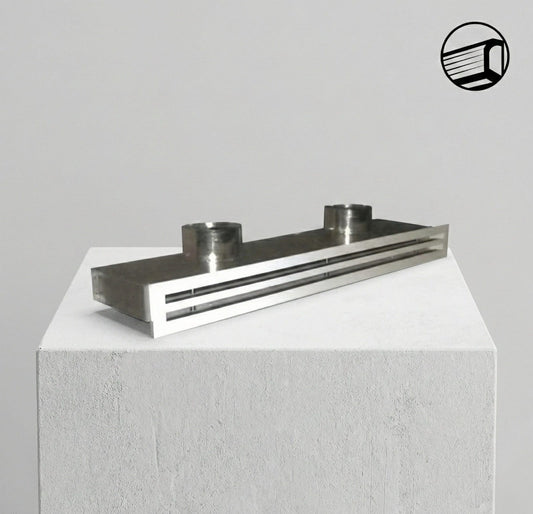 Plénum Isolé KF 1F-2F-3F-4F Acier Galvanisé Avec piquage latéral