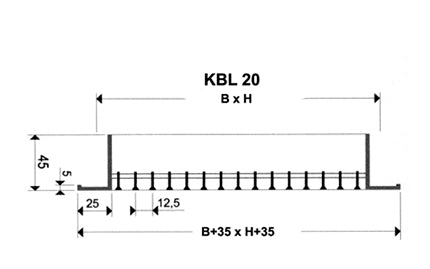 KBL20 600x 200 RAL9003 MAT GRILLE LINEAIRE EN ALUMINIUM - KBL20 600X200B - KBL20 600X200B - KBL20 600X200B - KBL20 600X200B